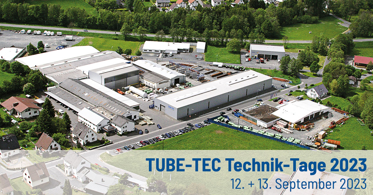 TUBE-TEC Technik-Tage 2023